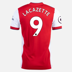 Billiga Fotbollströjor Arsenal Alexandre Lacazette 9  Hemma tröja 2021/22 – Kortärmad