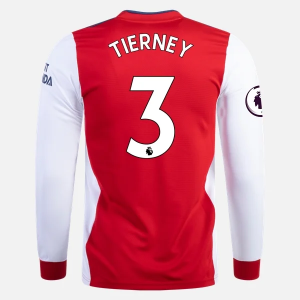 Billiga Fotbollströjor Arsenal Kieran Tierney 3 Hemma tröja 2021/22 – Långärmad