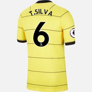 Billiga Fotbollströjor Chelsea Thiago Silva 6 Borta tröja  2021/22 – Kortärmad