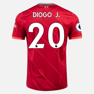 Billiga Fotbollströjor Liverpool FC Diogo Jota 20 Hemma tröja 2021/22 – Kortärmad