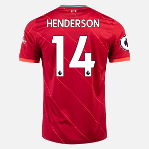 Billiga Fotbollströjor Liverpool FC Jordan Henderson 14 Hemma tröja 2021/22 – Kortärmad