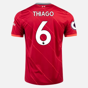 Billiga Fotbollströjor Liverpool FC Thiago Alcantara 6 Hemma tröja 2021/22 – Kortärmad