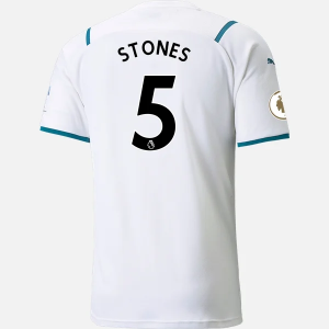 Billiga Fotbollströjor Manchester City John Stones 5 Borta tröja 2021/22 – Kortärmad