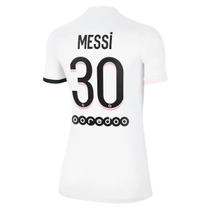 Billiga Fotbollströjor Paris Saint Germain PSG Lionel Messi 30 Dam Borta tröja 2021/22 – Kortärmad