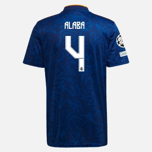 Billiga Fotbollströjor Real Madrid David Alaba 4 Borta tröja  2021/22 – Kortärmad