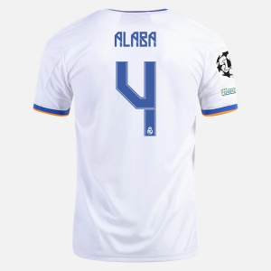 Billiga Fotbollströjor Real Madrid David Alaba 4 Hemma tröja  2021/22 – Kortärmad