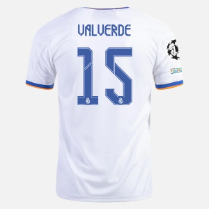 Billiga Fotbollströjor Real Madrid Federico Valverde 15 Hemma tröja  2021/22 – Kortärmad
