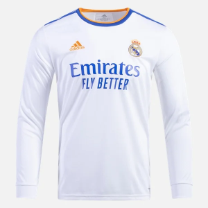 Billiga Fotbollströjor Real Madrid Hemma tröja  2021/22 – Långärmad